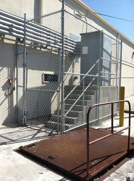 Commercial fence project in Hialeah